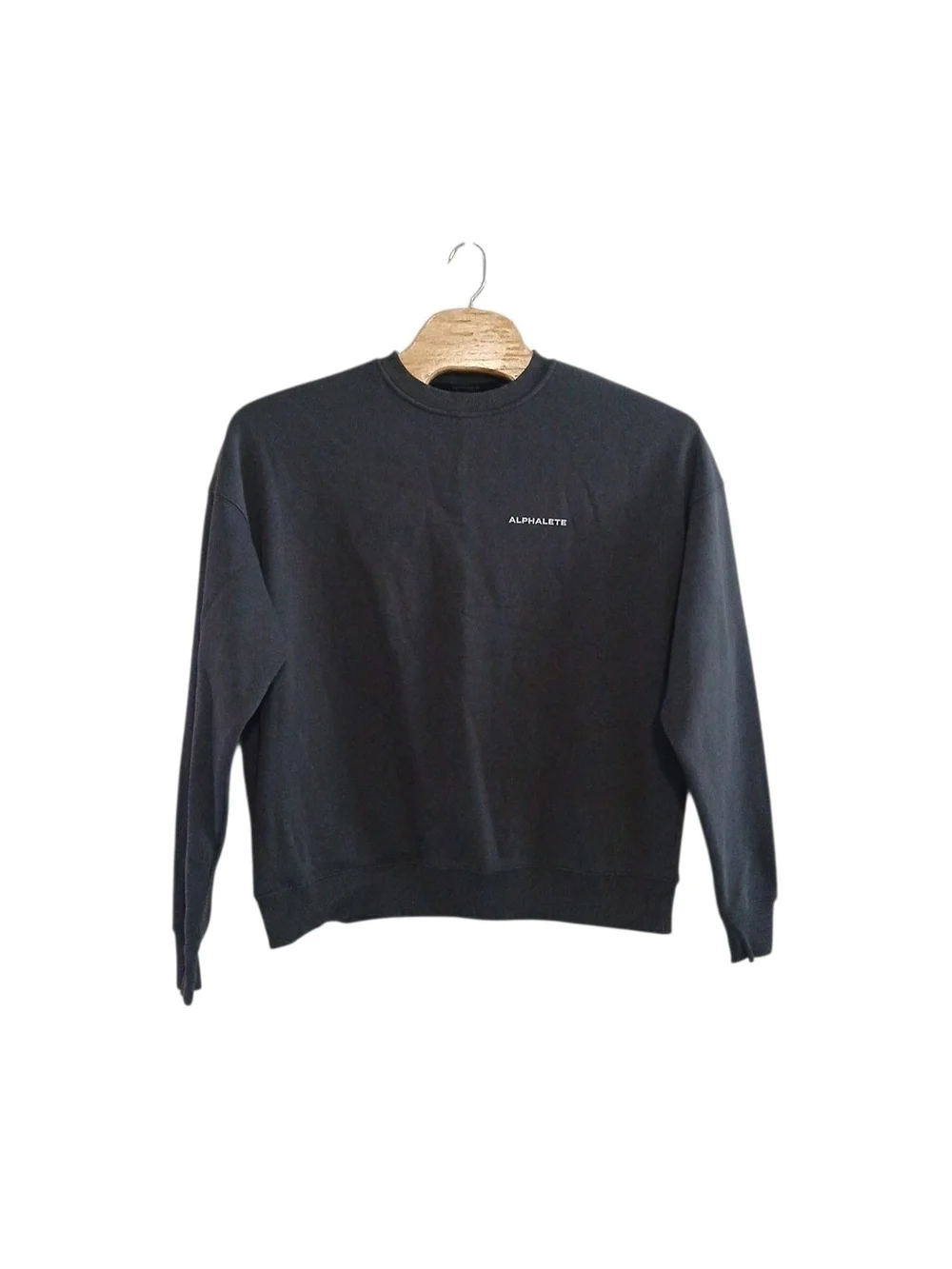 Alphalete Athletic Charcoal Gray Oversized Staple Crewneck‎ Sweater Unisex/Large